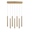 Lampa wisząca Italux Valdes PND-22302-7-GD Złoty