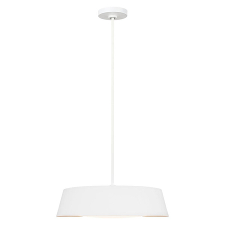 Lampa wisząca Elstead Lighting Asher biały/złoty FE-ASHER-5P-WHT