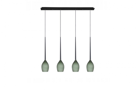 Lampa wisząca IZZA 4 OLIVE Azzardo AZ1228 zielony