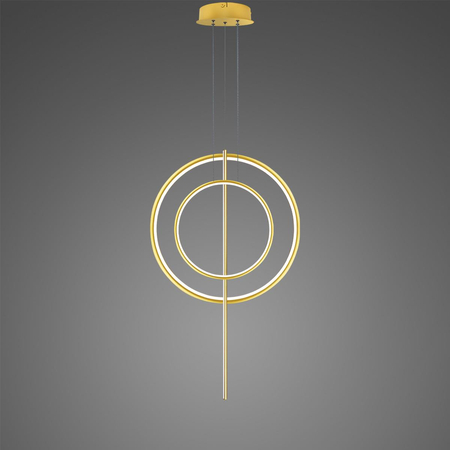 Lampa wisząca Linea No.5 60/40cm złota 3k