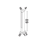 Lampa ogrodowa Luces Exclusivas CARMIZO LE75107 czarny