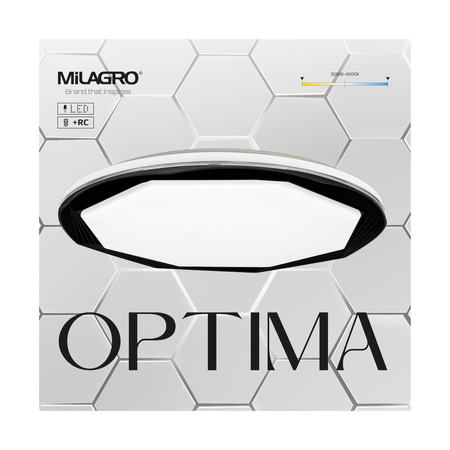 Milagro Plafon TOKYO GOLD 24W Ø400 mm + Pilot ML7908 ZŁOTY