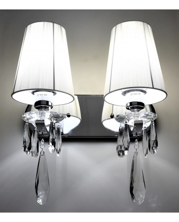 Kinkiet Lumina Deco LDW-1726-2-WT Alessia W2