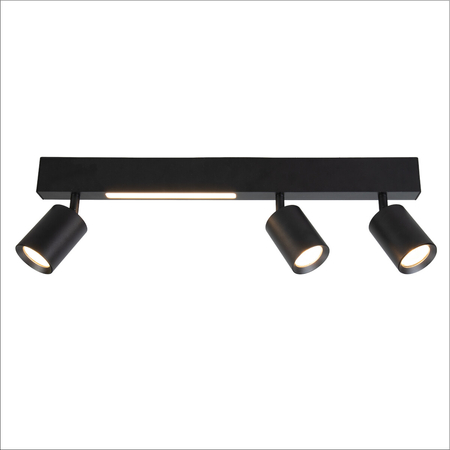 Milagro Lampa Sufitowa Magnet 5W+3xGU10 3000/4000K Czarny ML1134 CZARNY
