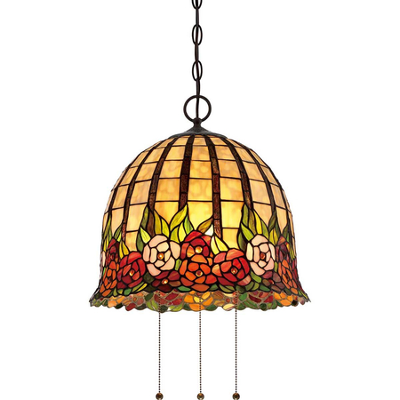 Lampa wisząca Elstead Lighting Rosecliffe brąz QZ-ROSECLIFFE-P
