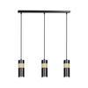 Lampa wisząca AKARI 3 BLACK Emibig 732/3 czarny