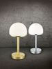 Lampa stołowa Trio 527590107 biały/srebrny