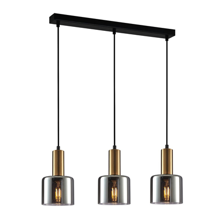 Lampa wisząca Italux PND-65342-3-BRO+SG Santia