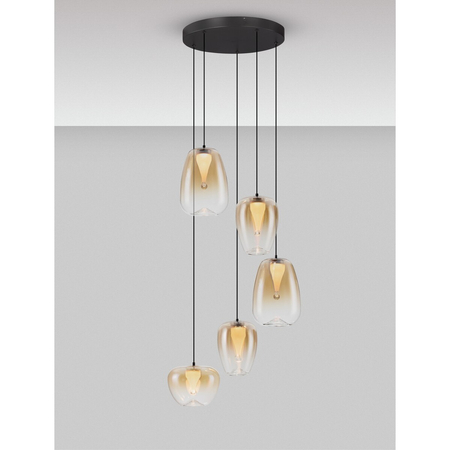 Lampa wisząca Luces Exclusivas JAREVIA LE45127 złoty i odcienie złota