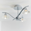 Lampa sufitowa Endon Lighting Langella LANGELLA-3CH chrom