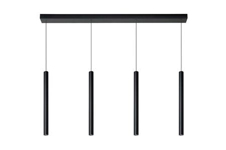 Lampa wisząca Lucide LORENZ 74403/04/30 czarny