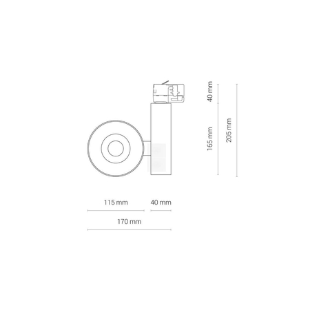 Lampa sufitowa Nowodvorski 8752 CTLS Nea LED 30W, 4000K
