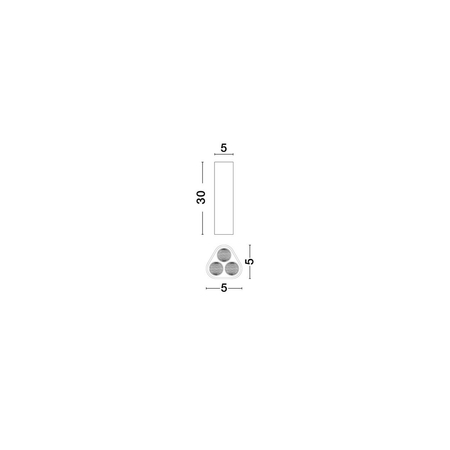 Spot Luces Exclusivas PARENZO LE45526 złoty i odcienie złota