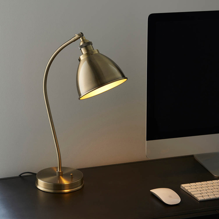 Lampa stołowa Endon Lighting Franklin 98747 mosiądz