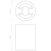 Spot Astro Osca Round 140 1252003 Gips