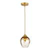 Lampa wisząca Elstead Lighting Tiber mosiądz TIBER-P-AMBER