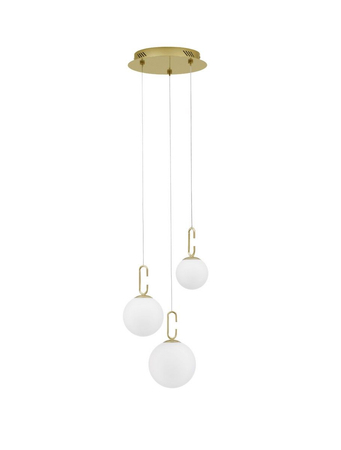 Lampa wisząca Luces Exclusivas YARA biały/złoty LE42758