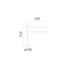 Lampa biurkowa Artemide 0687510A Talak Professional LED