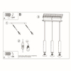 Sollux Lighting Lampa wisząca LAGOS 3L czarny SL.0329