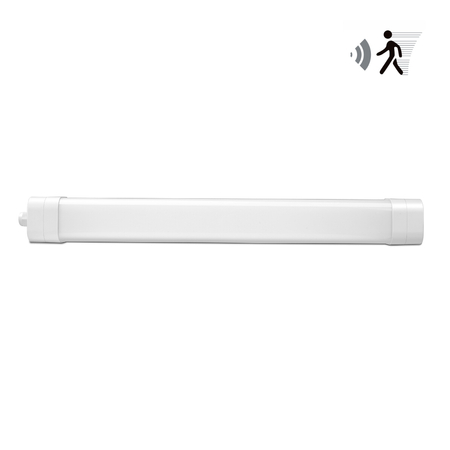 Lampa liniowa hermetyczna LED Greenie Senso+ 40W 140lm/W typu Triproof z czujnikiem mikrofalowym