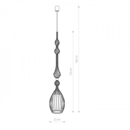 Lampa wisząca Nowodvorski 8865 Abi L