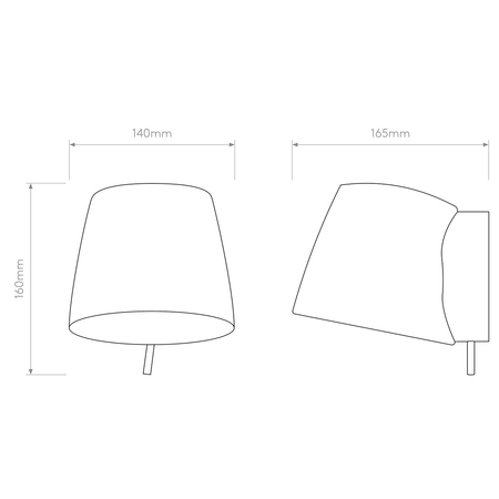 Kinkiet Astro Imari Fixed Wall 1460005 Matowy Nikiel