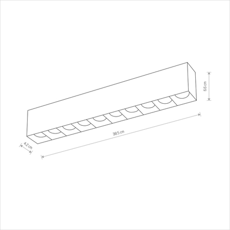Spot MIDI LED Nowodvorski 10050 biały