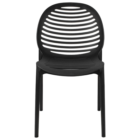 Krzesło SUNNY czarne - polipropylen