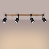 Sollux Lighting Plafon FAGER 4L czarny SL.1346