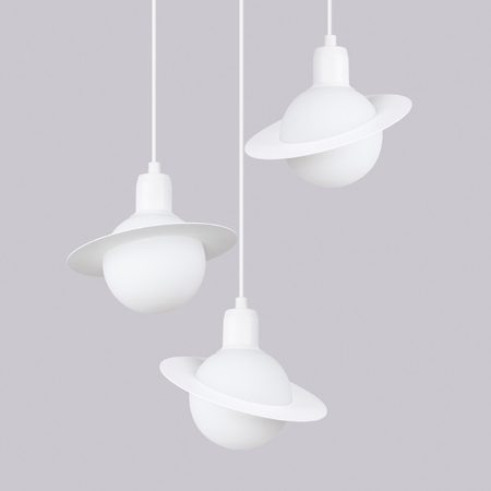 Sollux Lighting Lampa wisząca HYPERION 3P biały SL.1357