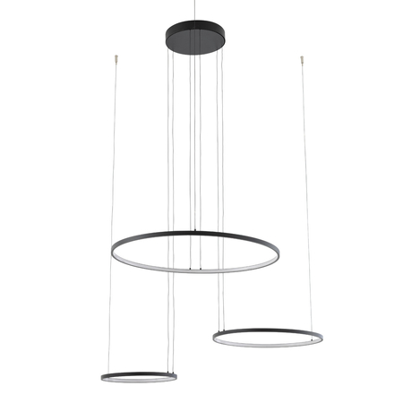 Lampa wisząca Nowodvorski CIRCOLO POWER LED 11648 czarny, biały