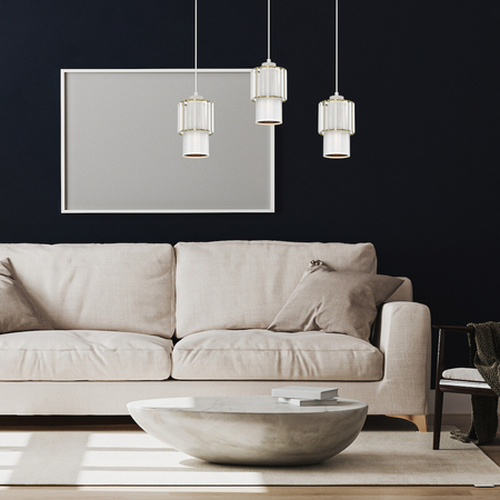 Milagro Lampa wisząca BLANCO 3xE27 MLP8365 BIAŁY / ZŁOTY