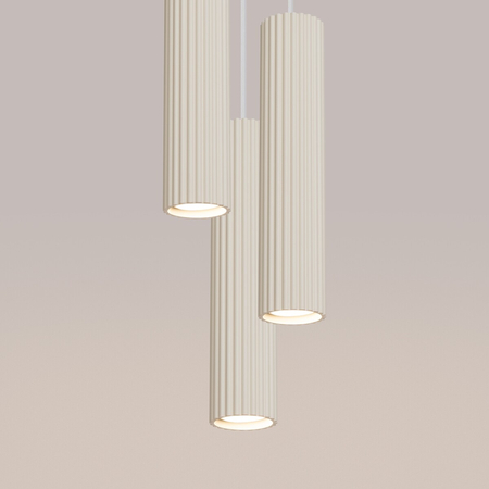 Sollux Lighting Lampa wisząca KARBON 3P beżowy SL.1595