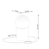 Sollux Lighting Plafon ARENA 25 biały SL.0129
