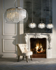 Lampa wisząca REGO 3 LINE Azzardo AZ2453 clear / chrome