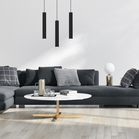 Milagro Lampa wisząca HUDSON BLACK 3xGU10 MLP8792 CZARNY