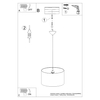 Sollux Lighting Lampa wisząca FOOTBALL A 40 SL.1425