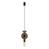 Lampa wisząca Nowodvorski DROPS WOOD D 11176 Ciemne drewno Czarny