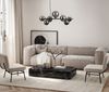 Lampa wisząca Italux PND-406007-7A-BCR Czarny chrom