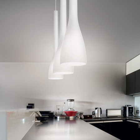 Lampa wisząca Ideal Lux 035680 Flut SP1 BIG Nero