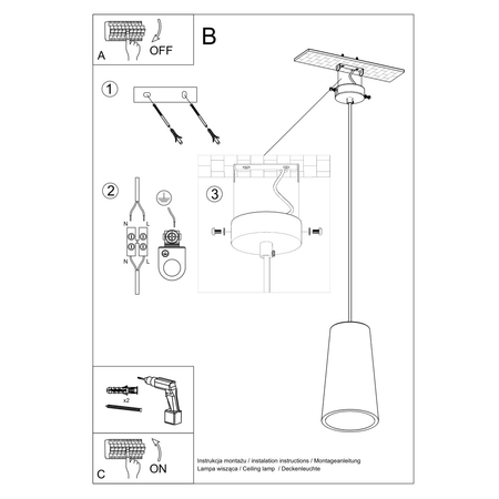 Sollux Lighting Lampa wisząca ceramiczna GULCAN SL.0849
