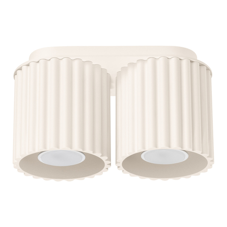 Sollux Lighting Plafon AURA 2 beżowy GU10 SL.1790