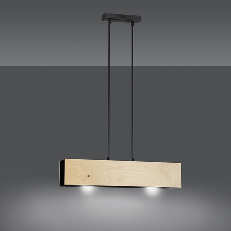 Lampa wisząca CARLO 2 BLACK Emibig 610/2 czarny