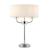 Lampa stołowa Endon Lighting Nixon 60804 nikiel