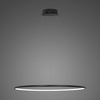 Lampa wisząca Ledowe Okręgi No.1 80 4k czarna Dali
