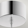 Mała lampa wisząca LED Moonlit - Polerowany chrom Quintiesse QN-MOONLIT-P-PC