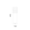ALTA 1477 BLACK LED E27 5,9W 2700K 49CM