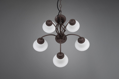 Lampa wisząca Trio 101000524 biały/miedziany