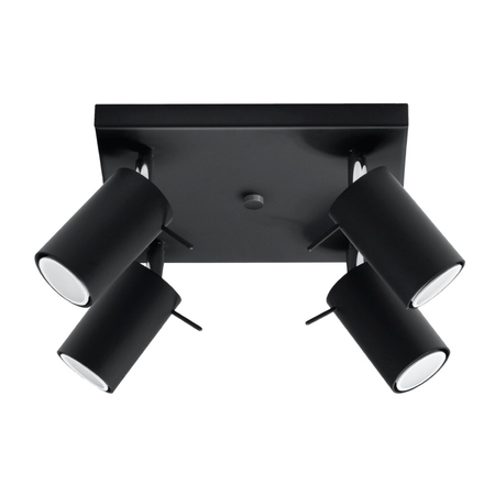 Sollux Lighting Plafon RING 4 szary SL.0452