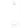 Lampa wisząca CANDY Nowodvorski 10335 biały